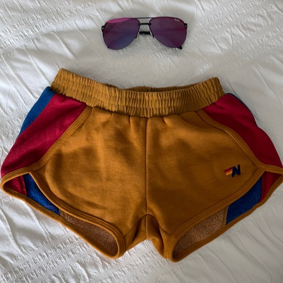 Aviator Nation Pants - Aviator Nation Jogger Shorts 🌈